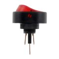 Rocker Type Switch Black Plastic 30 Amp Illuminated Single Pole Alx-pau-mm-84860-cl360a50 Universal Fit For Car Door Mount 12v 