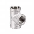 Uxcell Stainless Steel 304 Cast Pipe Fitting 1 2bspt Female Thread Class 150 Tee Shaped Connector Coupler 2pcs