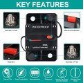 300 Amp Waterproof Circuit Breaker With Manual Reset 12v-48v Dc For Car Marine Trolling Motors Boat Atv Power Protect Audio