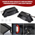 Sautvs Tail Lights Assembly For Yamaha Rmax 1000 Led Smoked Blacklights Brake Stop Tail Lamps 2021-2024 Wolverine Rmax2 Rmax4