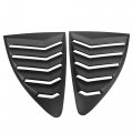 X Autohaux 1 Pair Car Rear Side Window Louvers Cover For Toyota 86 2013-2021 Matte Black