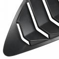 X Autohaux 1 Pair Car Rear Side Window Louvers Cover For Toyota 86 2013-2021 Matte Black