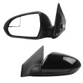 Dasbecan Left Driver Side Door Mirror For Hyundai Elantra 2017-2020 Manual Folding Non-heated Power Adjustment Glass Replace 