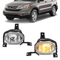 Fog Light Assembly Kit For Honda Crv 2010 2011 Halogen Front Bumper Lamps With H11 12v 55w Bulbs Wiring Harness And Switch 