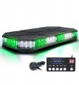 Led Rooftop Strobe Beacon Lights Magnetic Mount Emergency Warning Light Bar White Green Flashing For Tow Trucks Snowplow 