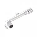 Uxcell 12mm Metric L Shaped Angled Open Hex 6 Point Socket Wrench