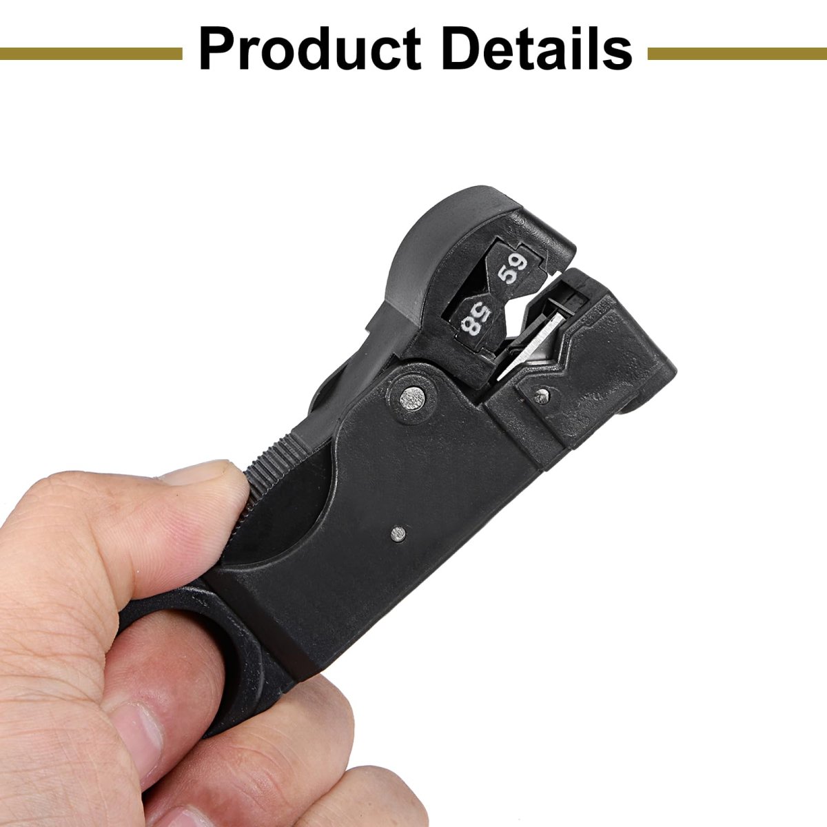 Rotary Coax Coaxial Cable Stripper Cutter Tool For Rg58 59 62 3c 4c Wire Network Sk-5 Cutters Plier Strippers Cutting Pliers