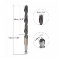 Uxcell High Speed Steel Hex Shank Twist Drill Bit 9mm Drilling Dia With 1 4 Inch 125mm Length