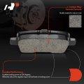 A-premium Rear Disc Brake Calipers With Ceramic Pads Compatible Honda Pilot 2003-2008 Acura Mdx 2001-2006 3 5l 6-pc Set