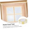 Ultechnovo 1pc Fiberglass Tape Model Fixed Glue Packing Reinforced Packaging Construction Grade Stripe Glass Fiber White Strap