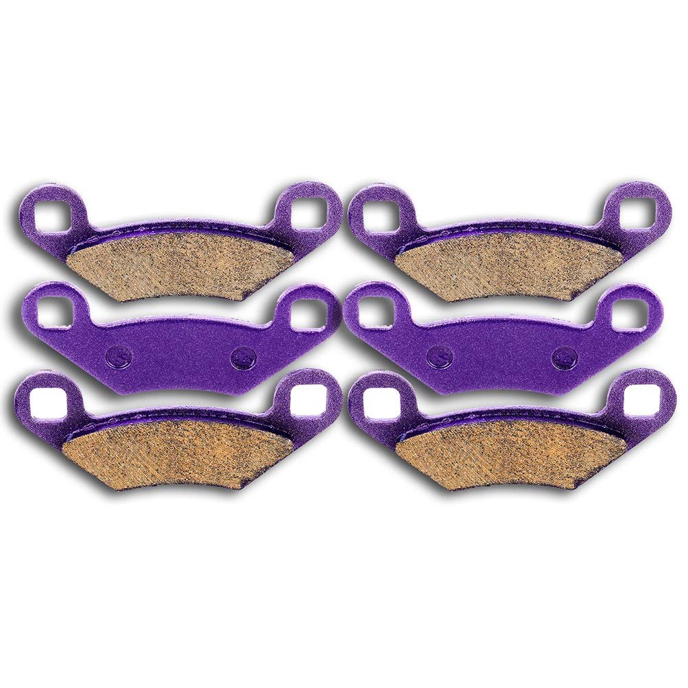 Front And Rear Brake Pads Fit For Polaris Sportsman 400 2011-2014 500 2010-2012