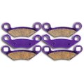 Front And Rear Brake Pads Fit For Polaris Sportsman 400 2011-2014 500 2010-2012