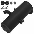 Caltric Black Exhaust Muffler Silencer Compatible With Polaris Sportsman 450 Ho 2018-2023