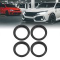 Car Hub Centric Rings Wheel Bore Center 73 1 To 57 1mm 4pcs Black Plastic