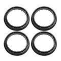 Car Hub Centric Rings Wheel Bore Center 73 1 To 57 1mm 4pcs Black Plastic