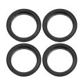 Car Hub Centric Rings Wheel Bore Center 73 1 To 57 1mm 4pcs Black Plastic