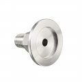 Uxcell Pipe Fitting 1 4 Pt Male Threaded To 57 Ferrule Stainless Steel Clamp Pack Of 2