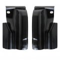 Black Corner Covers Left And Right Set Replacement For 2009 2010 2011 2012 2013 2014 F-150 Pickup 4-door 
