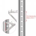 Uxcell Freezer Shelf Clips Support Bracket Square Buckles Stainless Steel 1mm Thick 8pcs