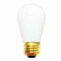 Ocsparts 11s14-130-c White Light Bulb 11 Watts 0 08 Amps 130 Volts Pack Of 2 