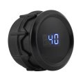 Digital Water Temperature Gauge 2 Inch 52mm Car Blue Led Kit With Temp Sensor Black Automotivereplacement Partslighting El