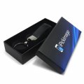 Ipick Image Large Genuine Black Leather Loop Strap Key Chain Ford Mustang 50 Years