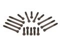 940g Cylinder Head Bolt Set For Small Block Chevy 265 To 400 Grade 8 Heat Treated Black Oxide Coated Fasteners 17 Piece Kit 