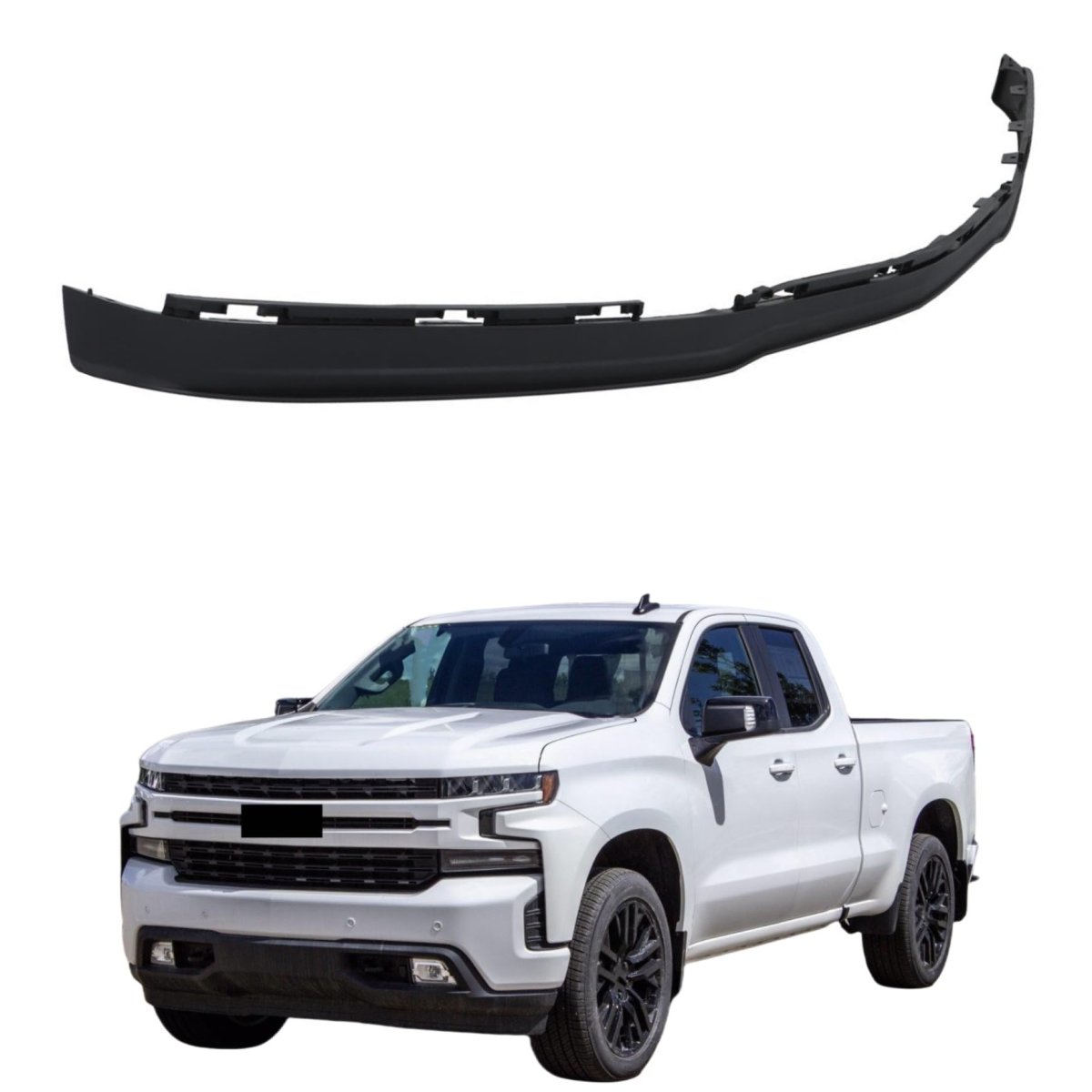 Front Bumper Cover Primed Replacement For Silverado 1500 2019-2021 84219087