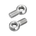 4pcs M10 X 25mm Lifting Eye Bolts 304 Stainless Steel Machinery Shoulder Swing Bolt Ring Eyebolt For Pipeline Gate Valves 
