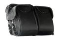 Billys Biker Gear Motorcycle Saddlebags With Flame Graphics 