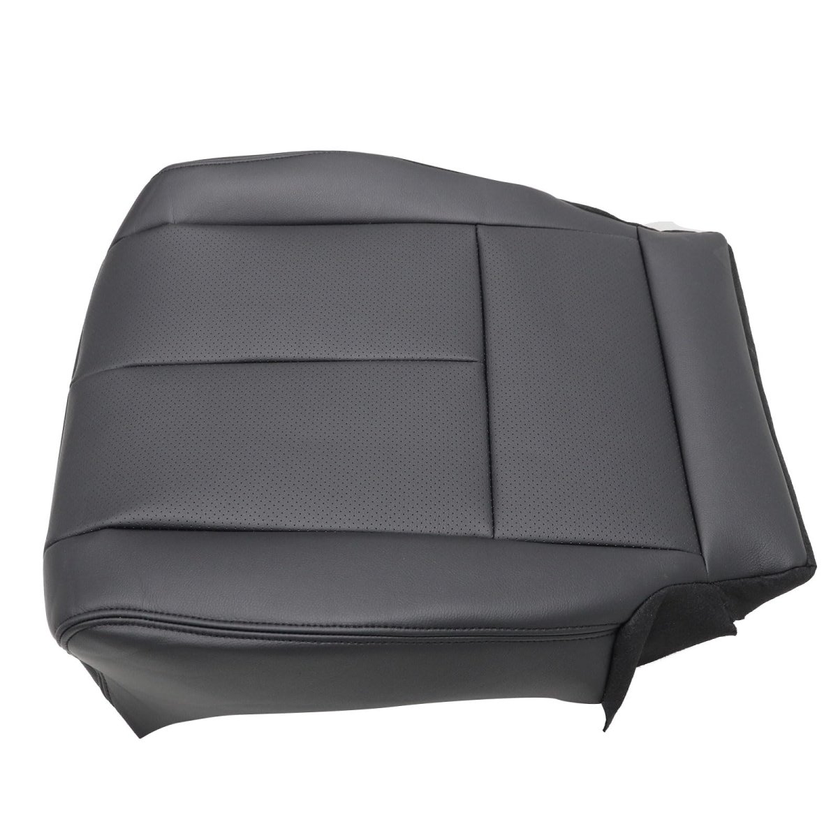 Driver Bottom Seat Cover For Nissan Murano 2015 2023 Perforated Leather Waterproof Non Slip Auto Interior Accessories Black