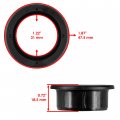Caltric Rear Lower A-arm Bushing Kit For Polaris Sportsman 500 2003 2004 2005 2006 2007 2008 2009 2010 2011 2012 2013