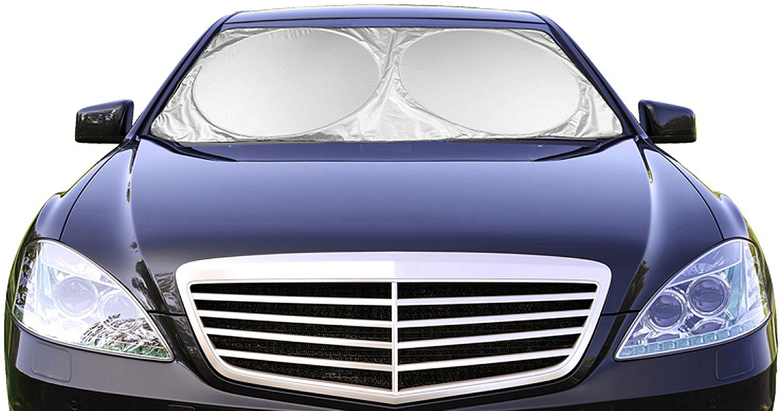 Car Windshield Sun Shade,DiDaDi Folding Silvering Reflective Car Window Sunshade Visor Shield Cover UV Protector