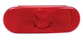 Custer Products G65r-k 6 5in X 2 25in Oval Red Light Grommet Plug 