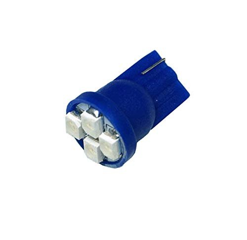 T10 168 194 Led Instrument Panel Dash Light Bulbs 20 Pack Blue 12v 0 5 In Twist Lock Socket For Dome Map And License Plate