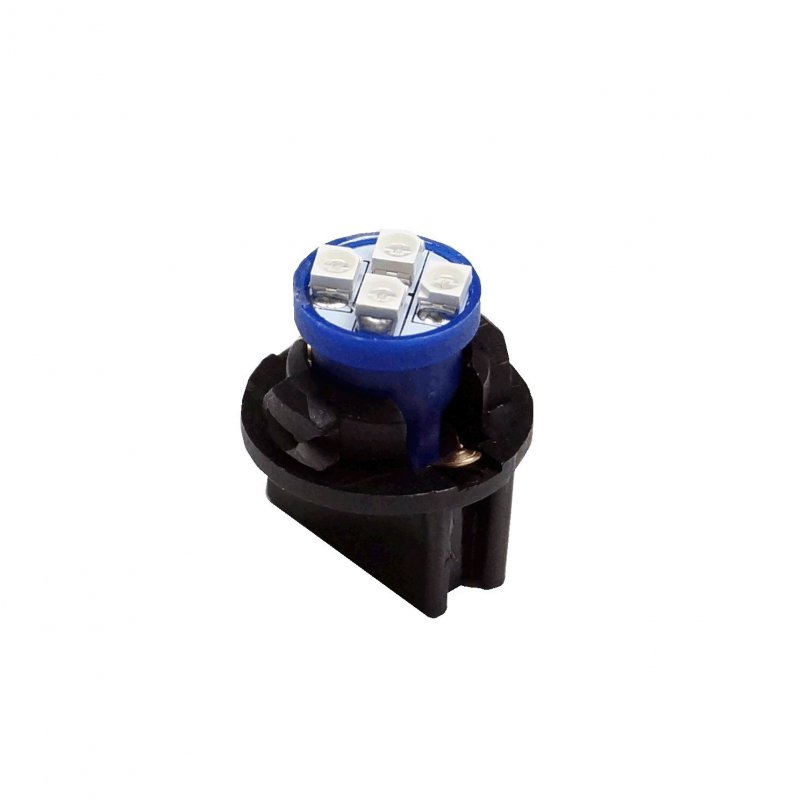 T10 168 194 Led Instrument Panel Dash Light Bulbs 20 Pack Blue 12v 0 5 In Twist Lock Socket For Dome Map And License Plate