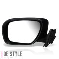 Ma1320210 Factory Style Driver Left Side Mirror Manual Folding Power Adjust Compatible With Mazda 5 12-17 Paint To Match