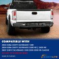 Amerilite Chrome Led Replacement Brake Tail Lights Set For 03-06 Chevy Silverado Passenger And Driver Side