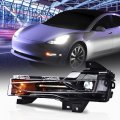G-plus Fog Light Compatible With Tesla 3 2017-2023 Fit Y 2020-2023 Amber Drl Up-level Left Front Driver Lh Lamp 1077391-00-d