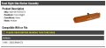Front Right Passenger Side Marker Assembly Amber Compatible With 1996-2002 Bmw Z3