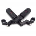Smt-offset 1 Highway Radical Skull Foot Pegs Clamps Compatible With Xvs650 Xv1600 Xv1700 Moto B00vlbebrk