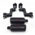 Smt-offset 1 Highway Radical Skull Foot Pegs Clamps Compatible With Xvs650 Xv1600 Xv1700 Moto B00vlbebrk