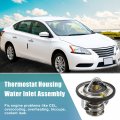 X Autohaux 21200-ea000 Engine Coolant Thermostat Housing Assembly For Nissan Altima Sentra Rogue