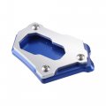Uxcell 1 Set Aluminum Alloy Motorcycle Kickstand Plate Pad For Bmw R1250gs 2018-2019 Extension Foot Support With Wrench Silver