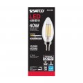 Satco 6pk 4w B11 Led 3500k Candelabra Base Dimmable 40w Equiv