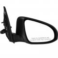 Ocpty Driver And Passenger Side Mirrors Exterior Fit For 2014 Toyota Corolla Black Smooth Heat Power Adjusted Turn Indicator