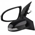 Ocpty Driver And Passenger Side Mirrors Exterior Fit For 2014 Toyota Corolla Black Smooth Heat Power Adjusted Turn Indicator