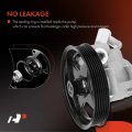 A-premium Power Steering Pump With Pulley Compatible Ford Explorer 2002-2004 Mercury Mountaineer 4 6l Replace 20-290p1
