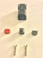 1 X Connector 2-way Sensor Waterproof Sealed Pin 2 Way Without Wires 