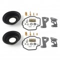 Lirun 2 Sets Motor Carburetor Repair Rebuild Parts Kit Diaphragm For Yamaha Xv500 Virago 500 Xv500k 1983 Xv535 535 1990